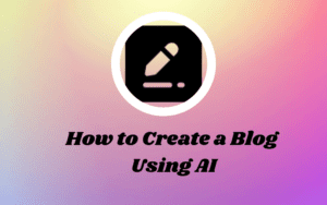 Create a Blog